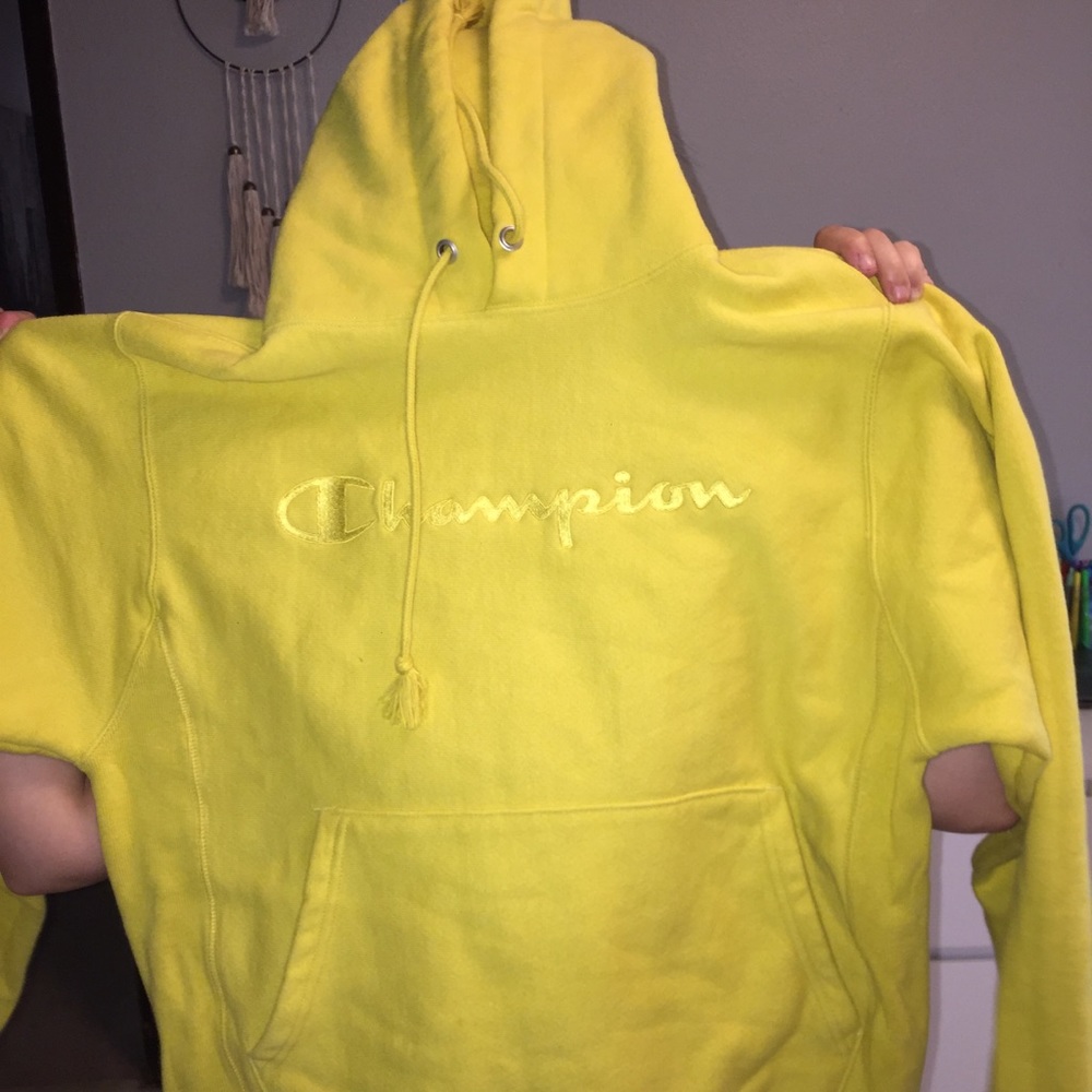 Yellow Champion Sweatshirt